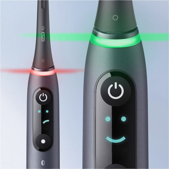 Oral-B iO Series 8 Electric Toothbrush with Timer, Pressure Sensor, and Travel Case Black