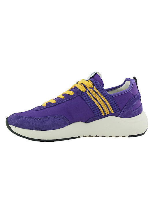 Alpha Vintage Herren Sneakers Lila