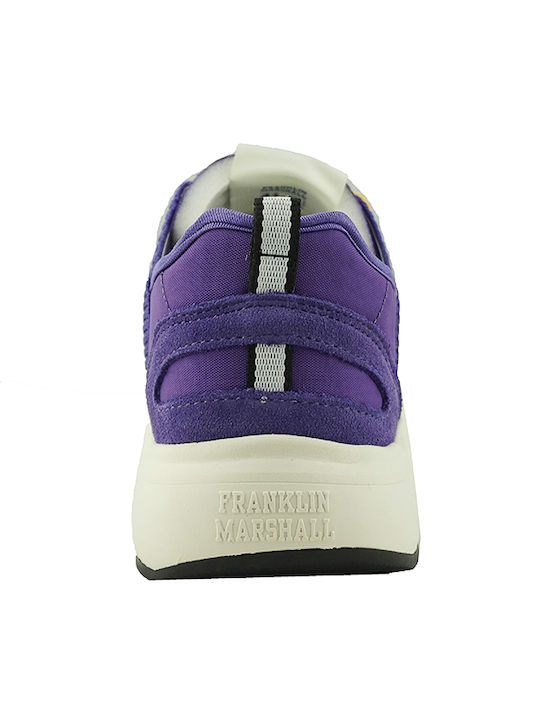 Alpha Vintage Herren Sneakers Lila