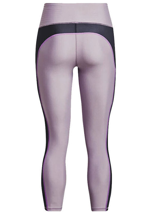 Training Damen Gekürzte Formendefinition Leggings Lila