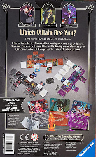 Game Expansion Villainous Disney: Evil Comes Prepared for 2-3 Players 10+ Years Old 26291 (EN)
