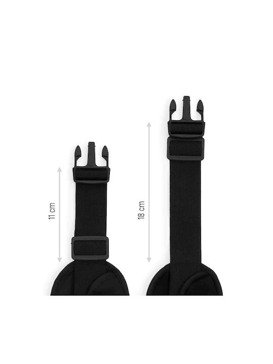 Wozinsky Expandable Belt Γυναικείο Τσαντάκι Μέσης για Τρέξιμο Μαύρο