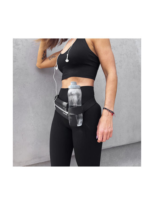 Wozinsky Expandable Belt Γυναικείο Τσαντάκι Μέσης για Τρέξιμο Μαύρο