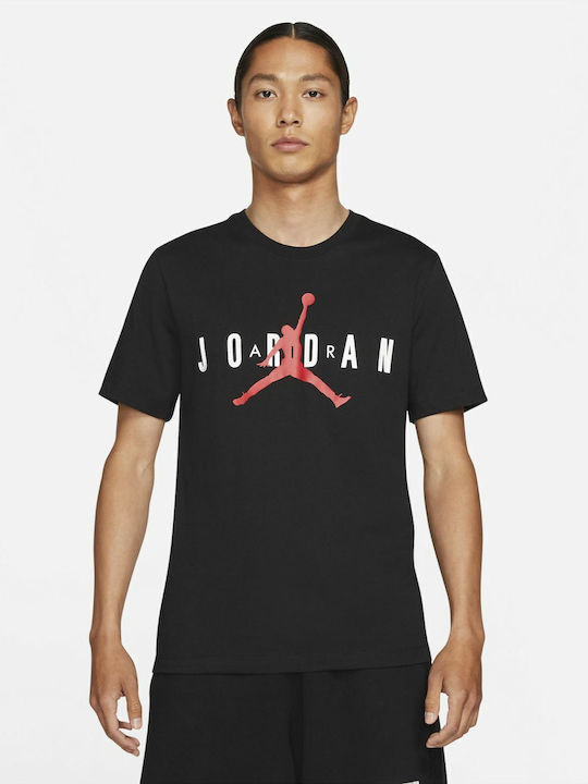 Wordmark Αθλητικό T-shirt Μαύρο