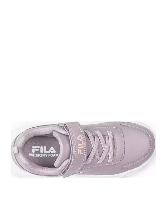 Memory Abel Kids Sneakers with Scratch Purple