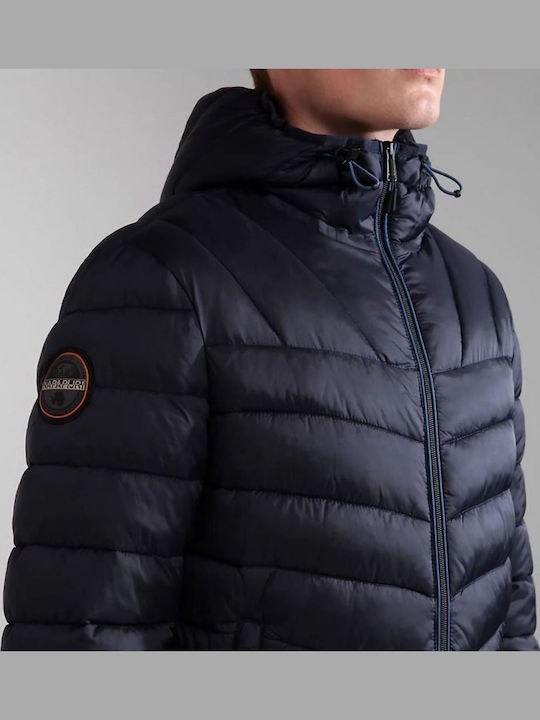 Aerons Winter Jacket Puffer Blu marine