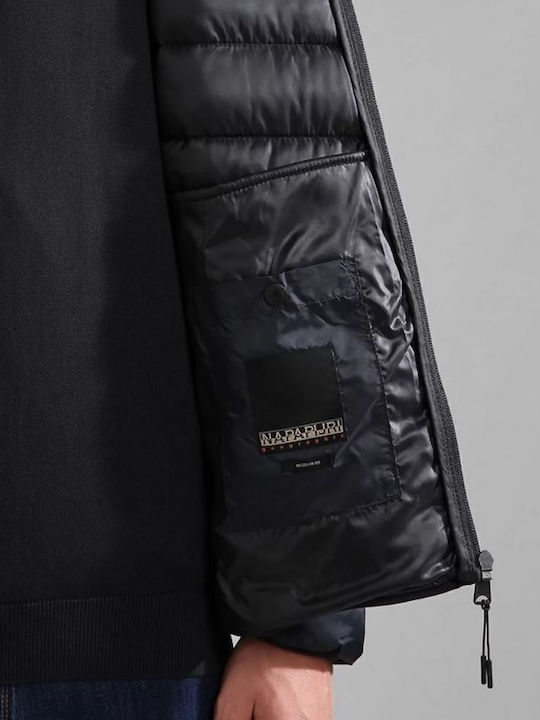 Aerons Stand Winter Jacket Puffer Black