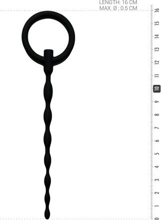 Sinner Gear Penis Plug Διαστολέας σε Μαύρο Χρώμα