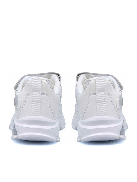 Παιδικά Sneakers με Σκρατς Λευκά