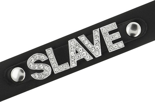 Coquette Hand Crafted Choker Slave Guler Black