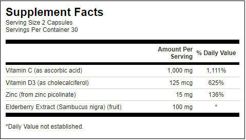 Swanson Potency Ultimate Immune Defense Supplement For The Enhancement Of The Immune System 60 Capsules