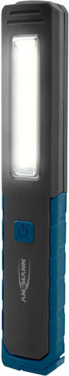 Ansmann Rechargeable Flashlight LED IP20 Dual Function with Maximum Brightness 210lm WL450R Black