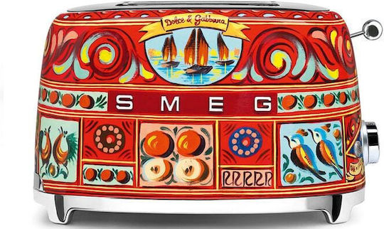 Smeg Toaster 2 Slots 950W Multicolour