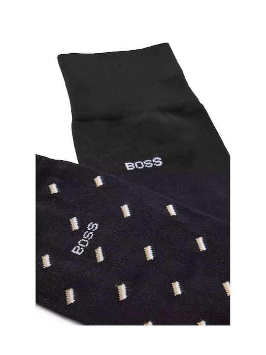 Hugo Boss Unisex Sock with Design Blue 2 Pack