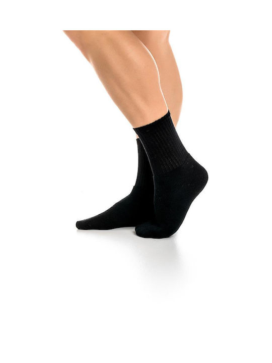 Inizio Men's Solid Color Socks Black 3Pack