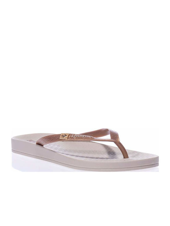 Omic Brasilidade Thongs Women's Flip Flops Gold