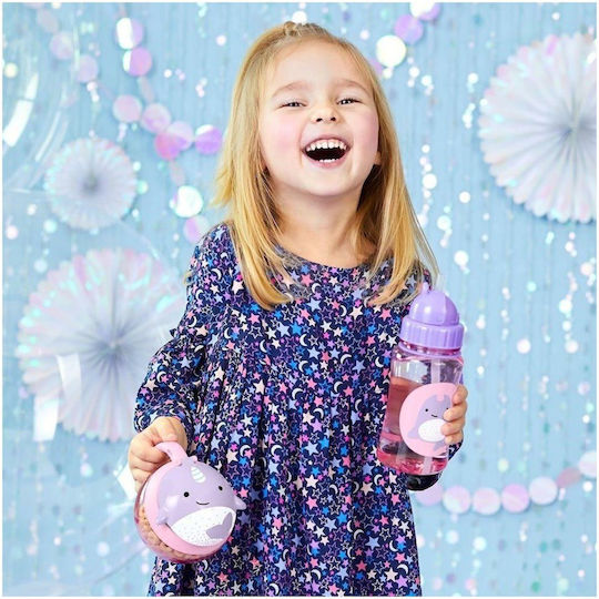 Skip Hop Zoo Narval Recipient pentru copii din plastic 0.221lt Violet