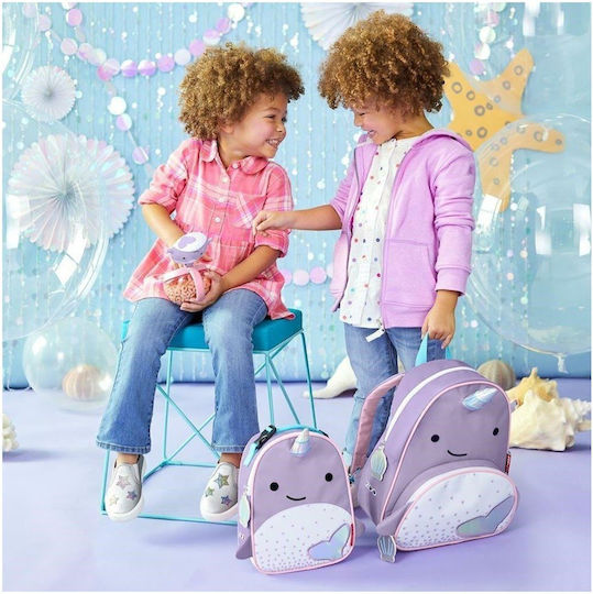 Skip Hop Zoo Narval Recipient pentru copii din plastic 0.221lt Violet