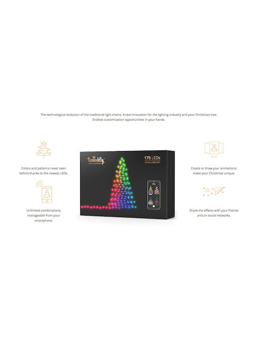 600 Lights LED 48m. Multicolor in String 1pcs