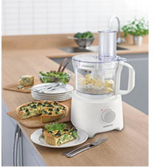Kenwood Multi Pro Compact Multifunctional Food Processor 800W with Pot 2.1lt and Jug Blender White