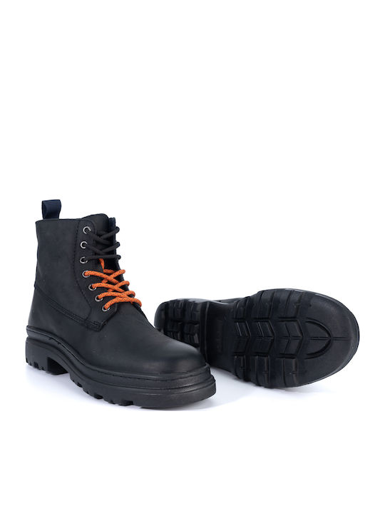 Stoner Piele Negru Bocanci Anatomic