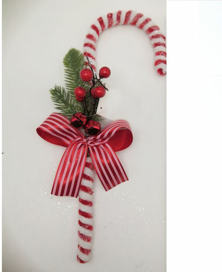 Iliadis Christmas Figure Candy Red 40x40x40cm with Ribbon