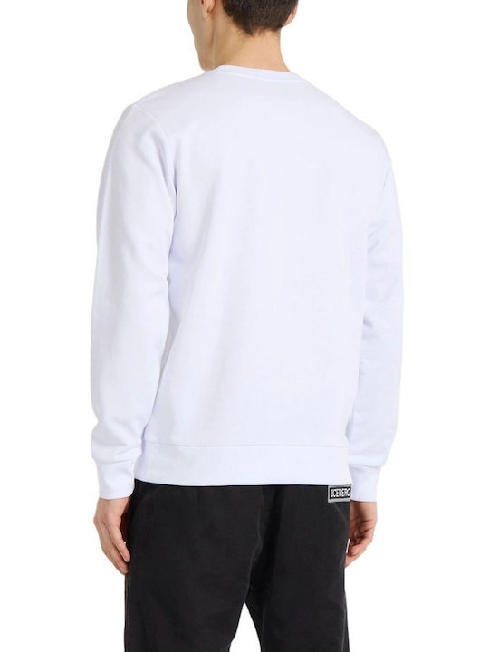 SWEATSHIRT FELPA MEN'S SWEATSHIRT ICEBERG WHITE