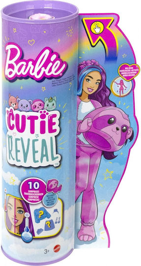 Barbie Faultier Puppe Cutie Reveal für 3+ Jahre alt+ Jahre