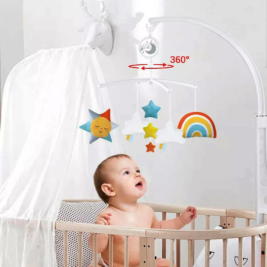 Bebe Stars Μόμπιλε Κούνιας με Μουσική Rainbow
