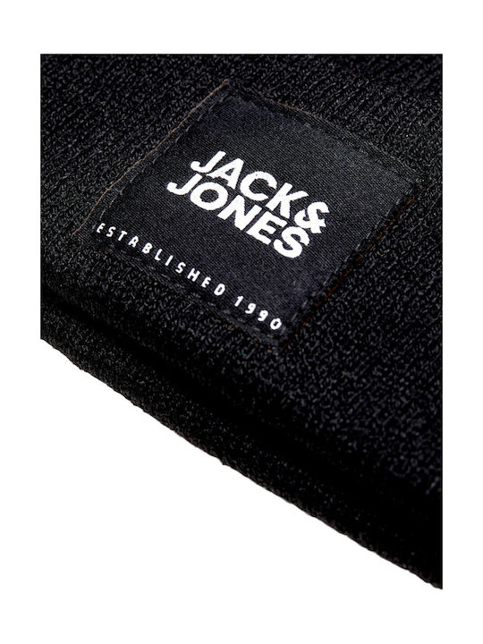 Jack & Jones Παιδικό Σκουφάκι Πλεκτό Μαύρο