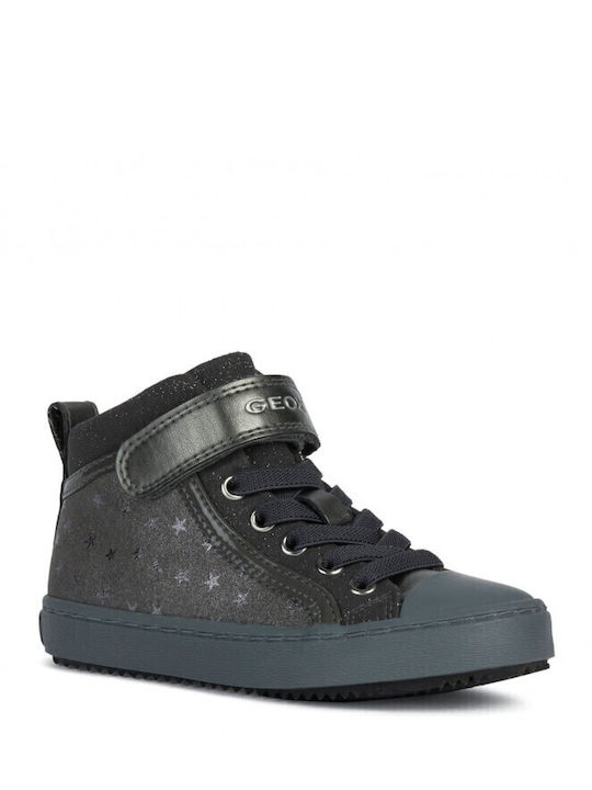 J KALISPERA Παιδικά Sneakers High με Σκρατς Γκρι