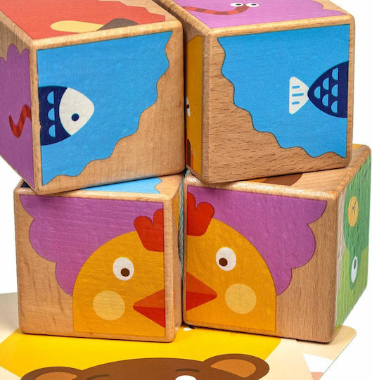 Lucy & Leo Bildungstürblöcke Puzzle Errate Wer Aus Holz Für 3+ Jahre 4 Stück