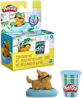 Hasbro Play-Doh 2 Plastiline Moi de Plastilină Sun Fun Pals Cat pentru 3+ Ani F5346