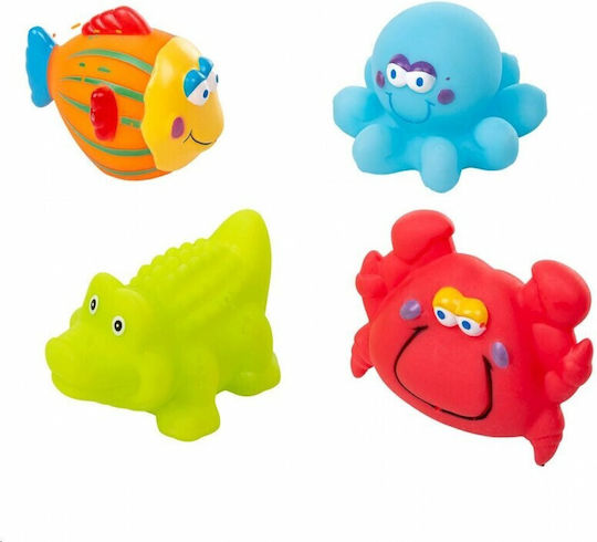 Akuku Sea Zoo Water Faces for 9++ Months 4pcs