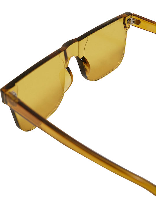 Urban Classics Honolulu Unisex Sunglasses with Plastic Frame Mustard TB5209-00985