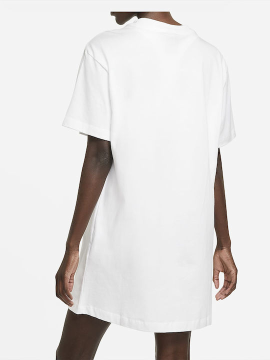Nike Mini All Day Φόρεμα Μακό Λευκό