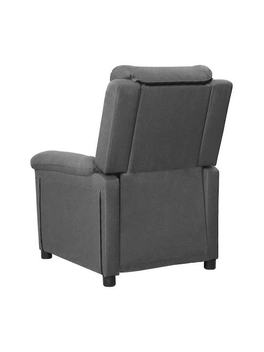 Relaxsessel mit Fußhocker Gray 74x92x101.5cm