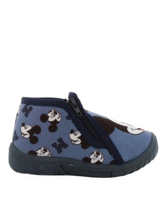 Modum Kids Slipper Ankle Boot Blue