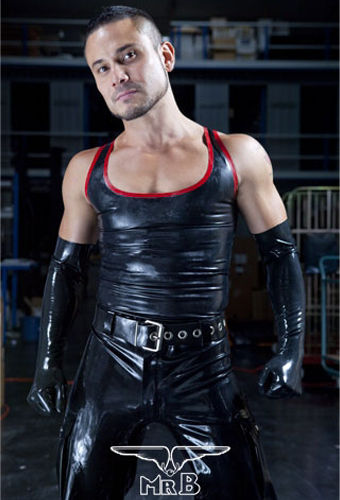 Mister B Rubber Gloves Elbow Length BDSM Accessory σε Μαύρο Χρώμα