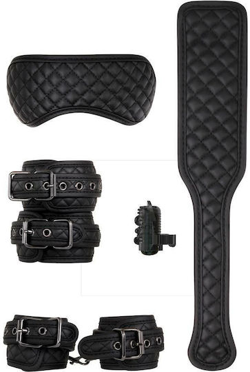 Adam & Eve Fetish Dreams Beginner Bondage BDSM Kit σε Μαύρο Χρώμα 4τμχ