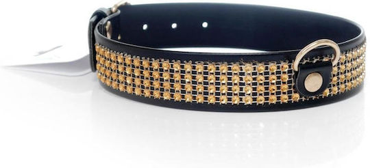 Boss Of Toys Κολάρο Collar With Crystals 3cm Gold