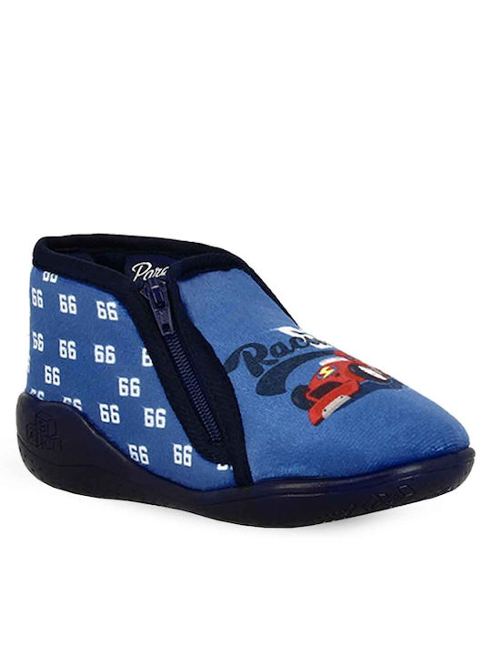 Parex Kids Slipper Ankle Boot Blue