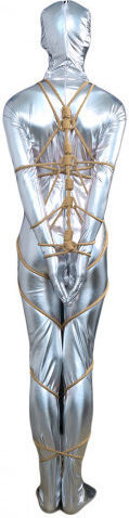 Shibari Naughty Toys Armbinder Shibari Rope 6m Σχοινί Δεσίματος σε Μπεζ Χρώμα