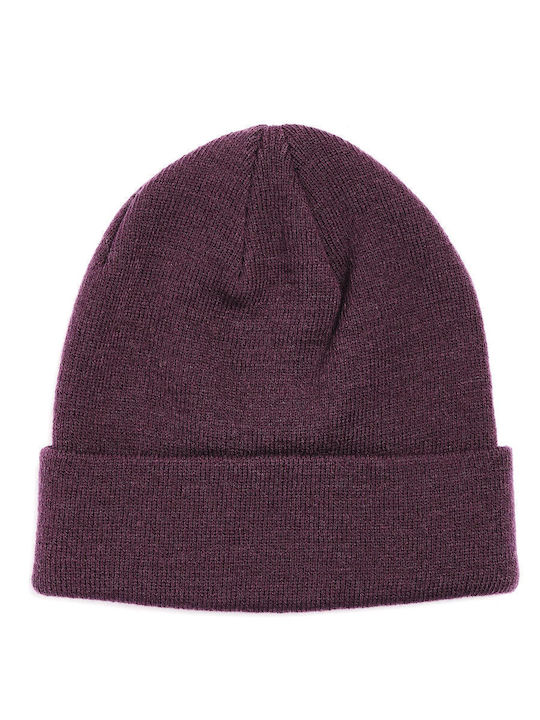 Beanie Unisex Beanie Knitted in Purple color