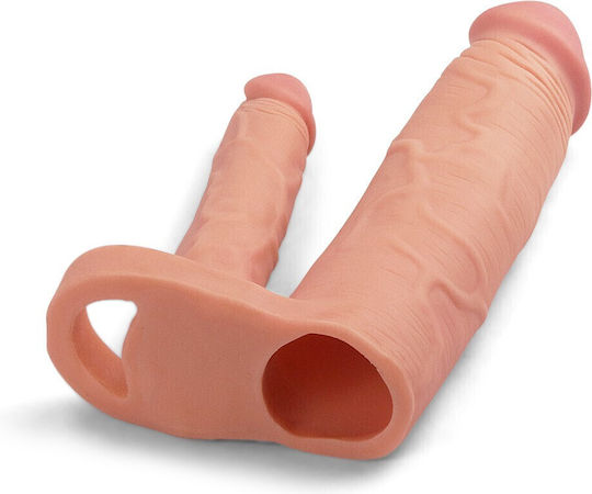 Lovetoy Double Pleasure X-Tender Προέκταση Πέους Flesh 20cm