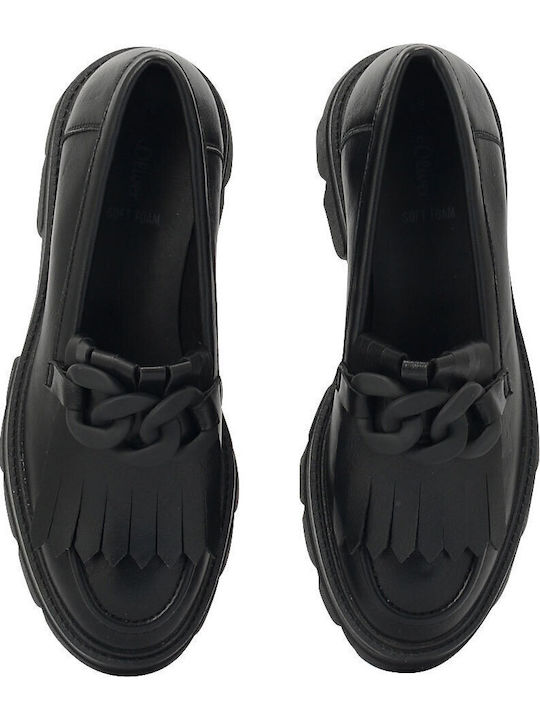 Women's Moccasins in Black Color