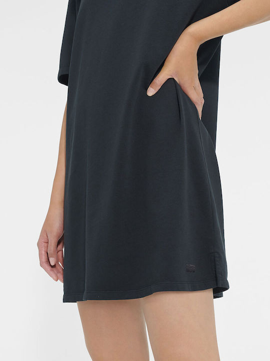 Лятна Mini T-shirt Рокля Черна