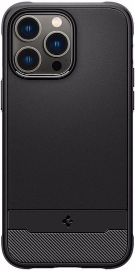 Spigen Rugged Armor Magsafe Back Cover Πλαστικό / Σιλικόνης 2mm Matte Black (iPhone 14 Pro)