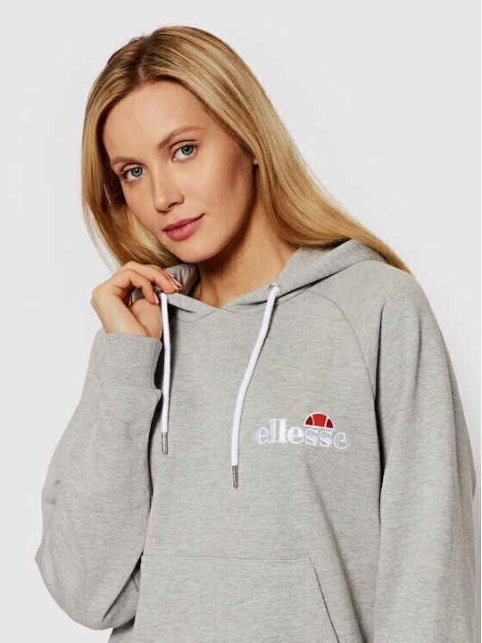 Honey Mini Athletic Dress Long Sleeve with Hood Gray