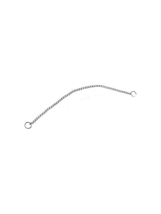 Pet Camelot Dog Choker Chain in Silver color Single 2mm x 50cm 8202